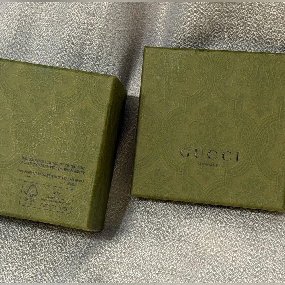 Gucci Olive Green Embossed Beauty Box Set